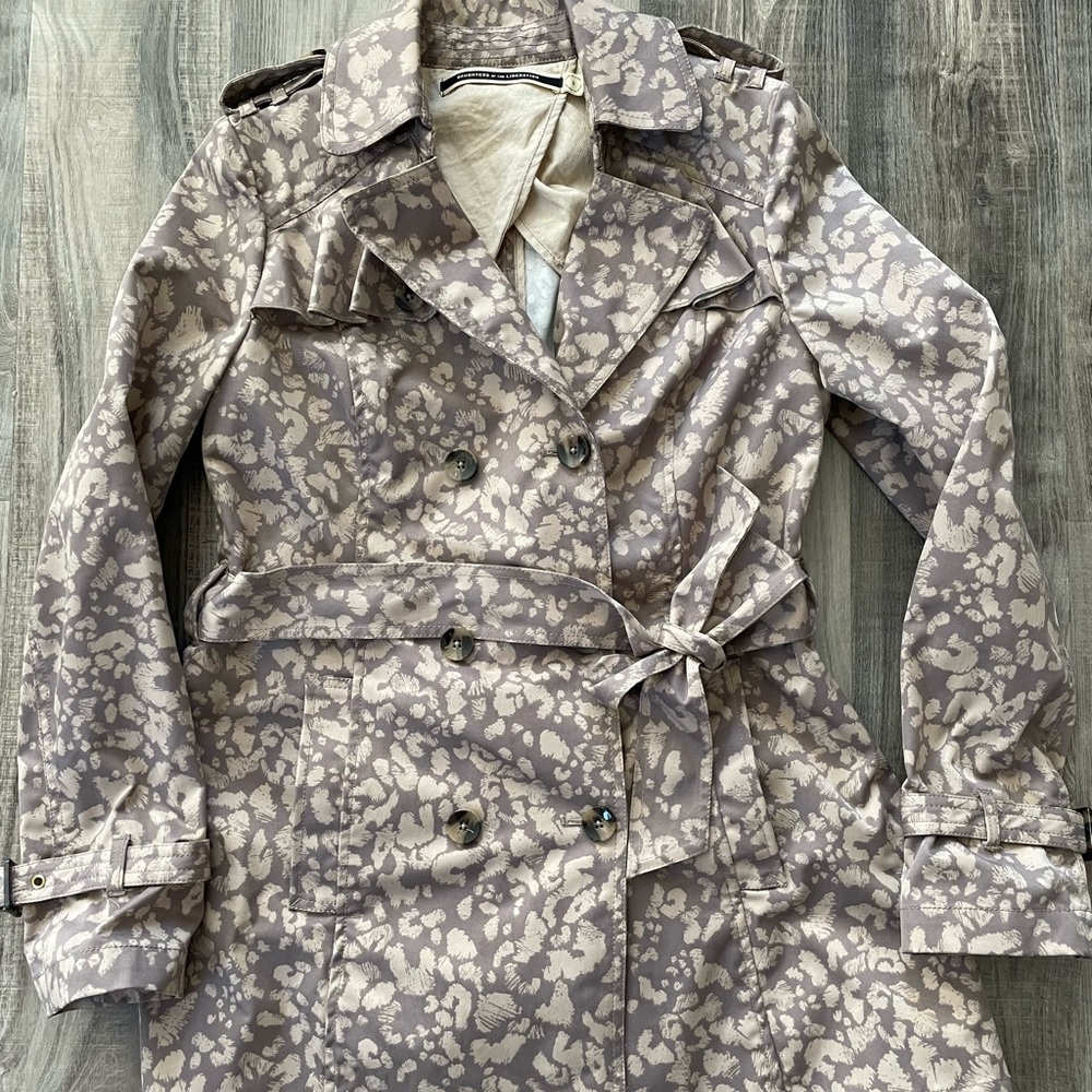 Daughters of the liberation leopard coat size 8